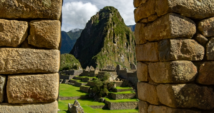 Altes Gemäuer in Machu Picchu