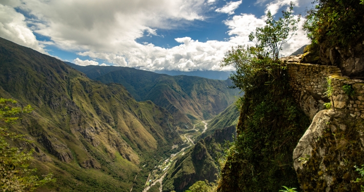 Weg zur Inka Brücke bei Machu Picchu