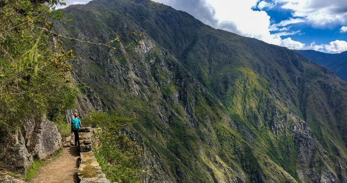 Weg zur Inka Brücke bei Machu Picchu