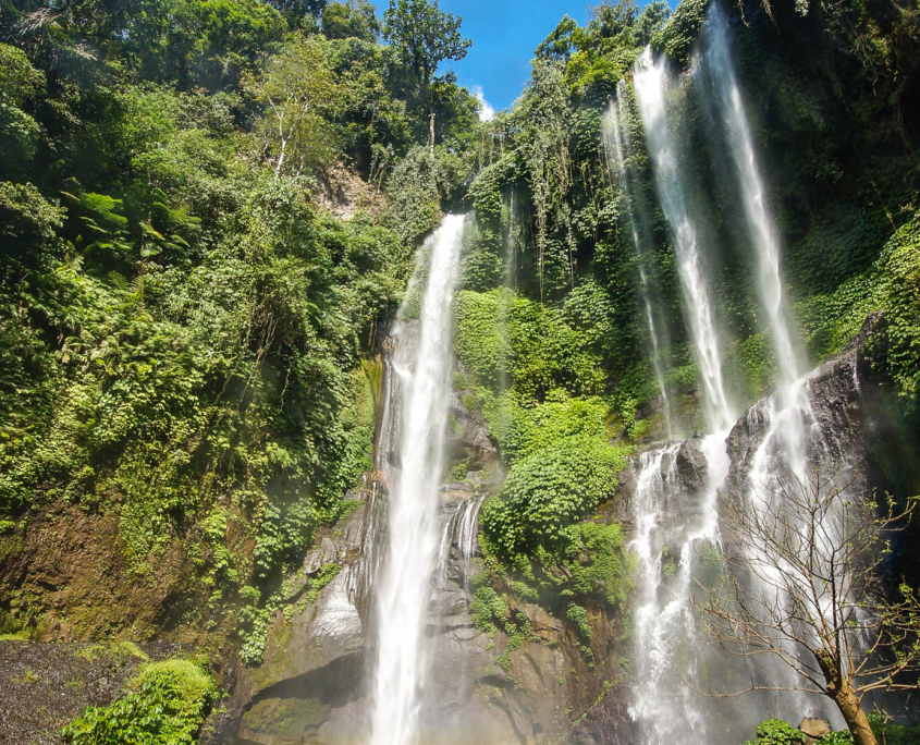 Wasserfall Sekumpul im Norden von Bali