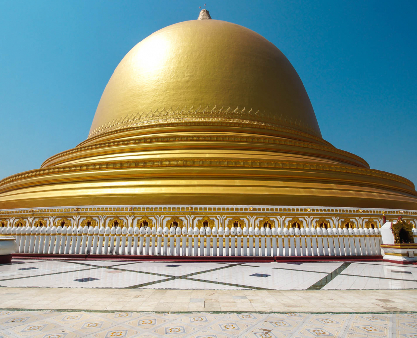 Stupa der Kaunghmudaw Pagode in Sagaing