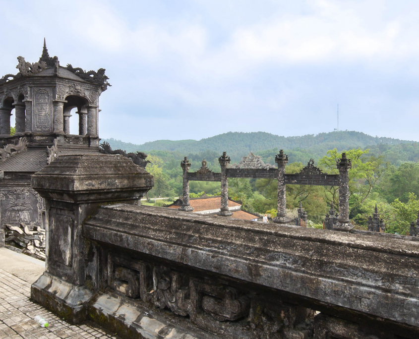 Aussicht vom Khai Dinh Grab in Hue