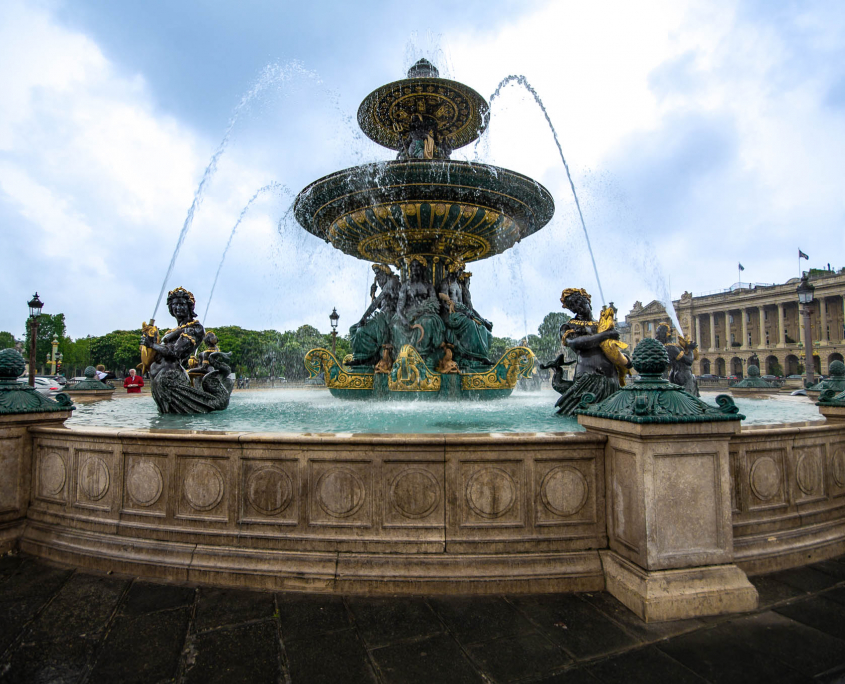 Brunnen am Place de la Concorde