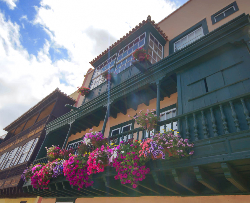 Balkone in Santa Cruz de La Palma