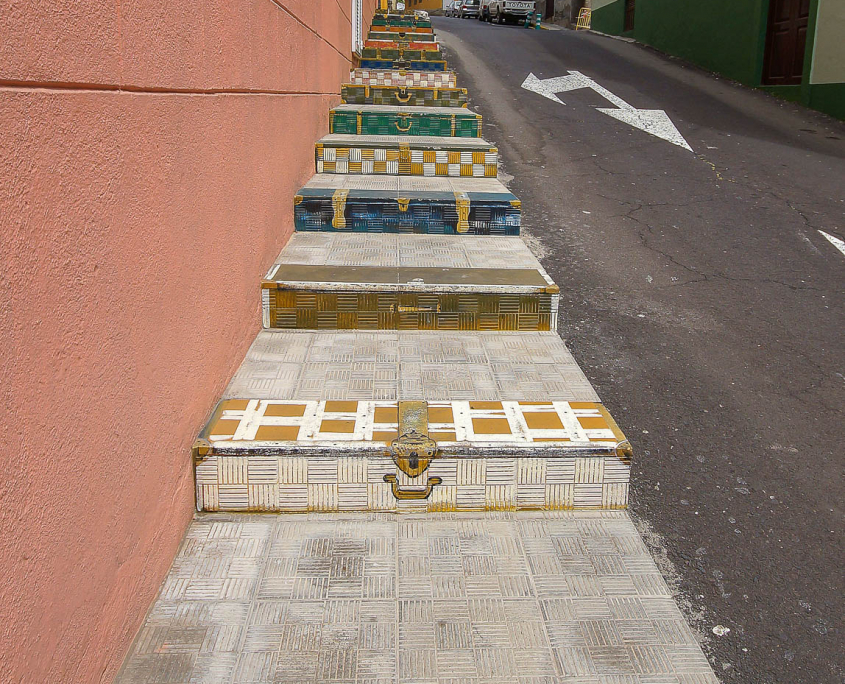 Bunte Stufen in Tazacorte
