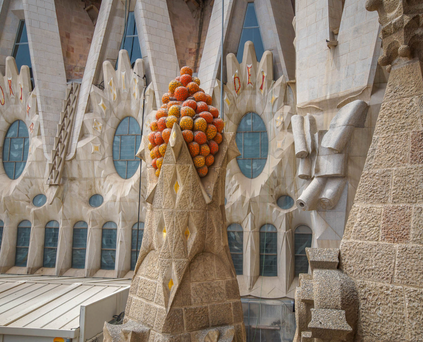 Dach der Sagrada Familia