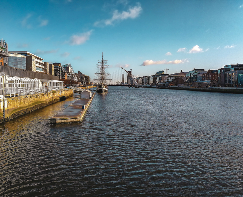Fluss Liffey in Dublin