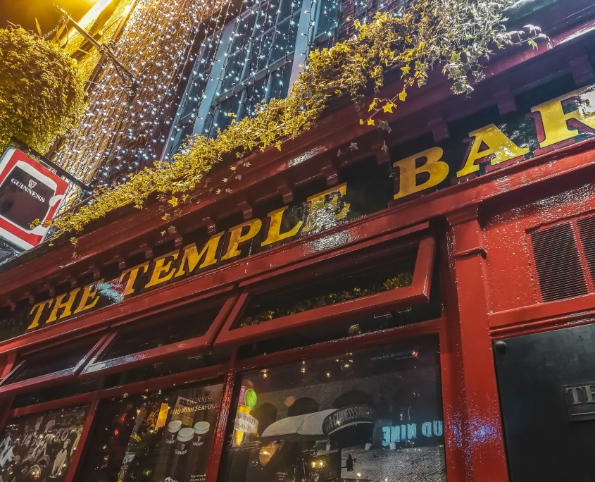 Kneipenviertel Temple Bar in Dublin
